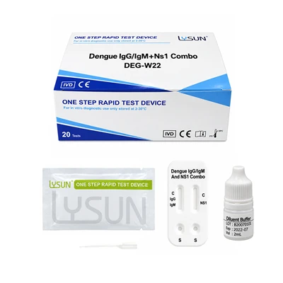 Dengue NS1 Antigen And IgG IgM Antibody Combo Rapid Test
